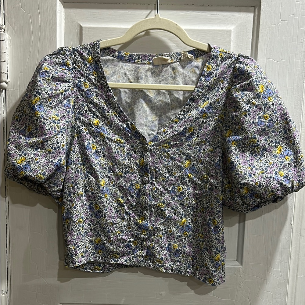 Levi Floral Puff Sleeve Top